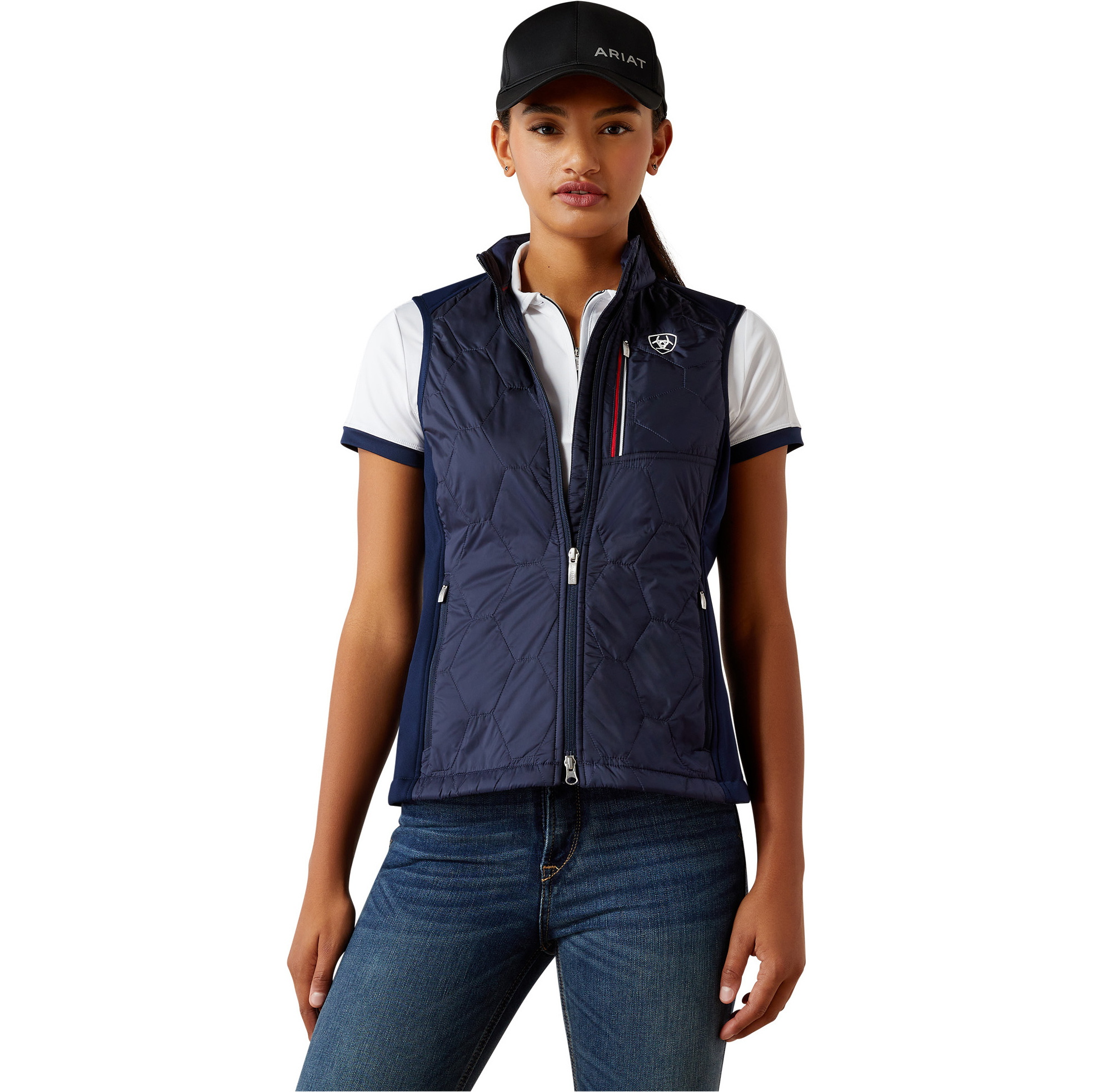 2025 Ariat Womens Fusion Insulated Vest 10054963 - Navy